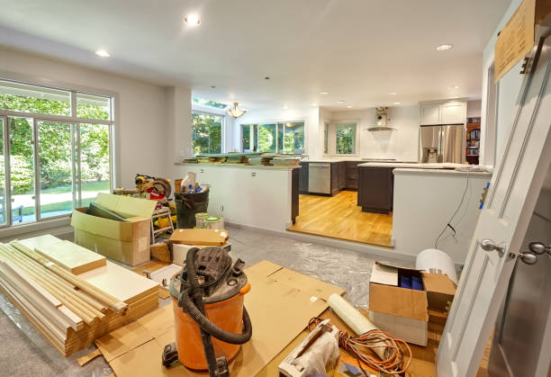 Professional Kitchen Island Installation technician working in Lutz, FL